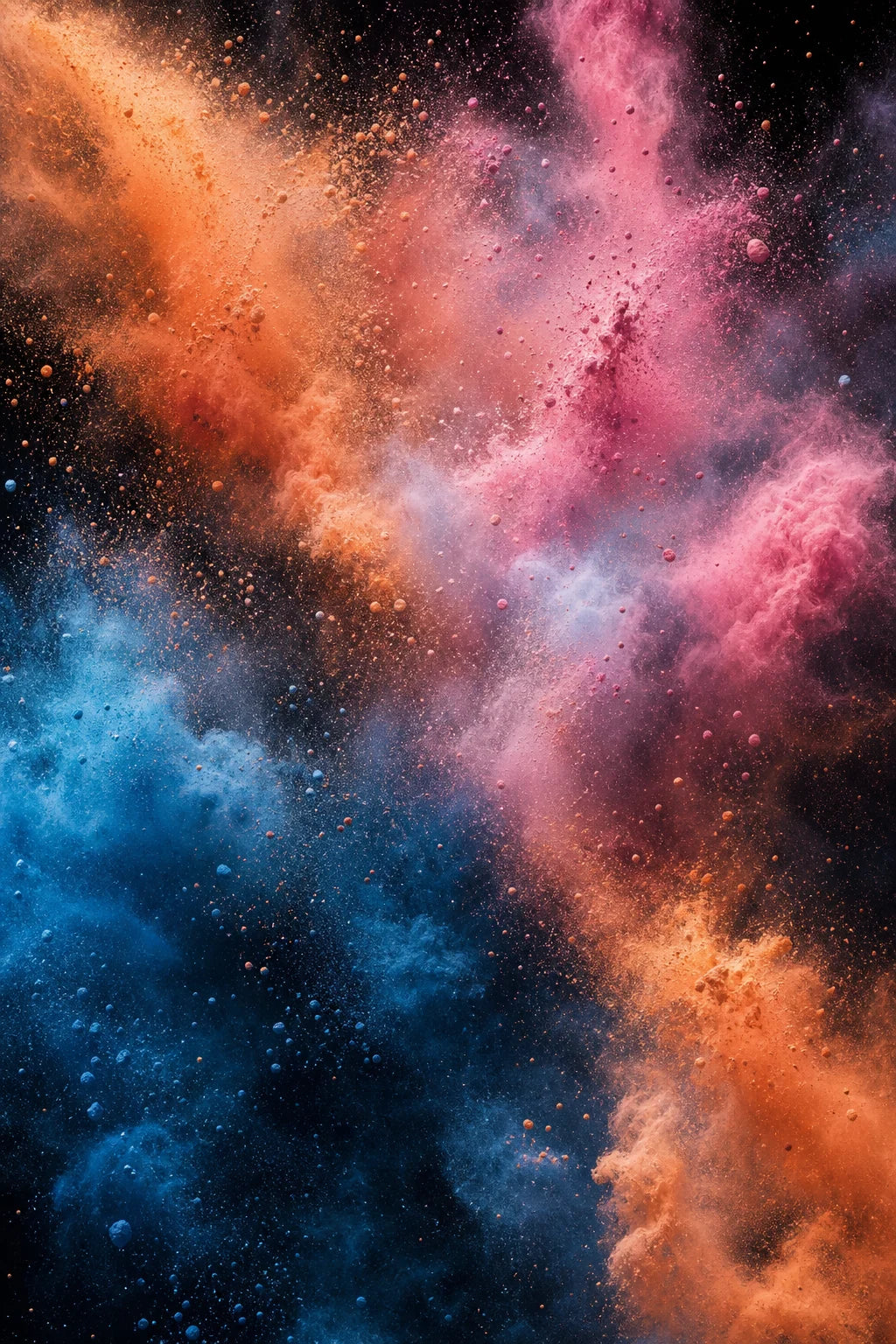 Motivvorschau „Farbwolken der Mitternacht“ für Küchenrückwand