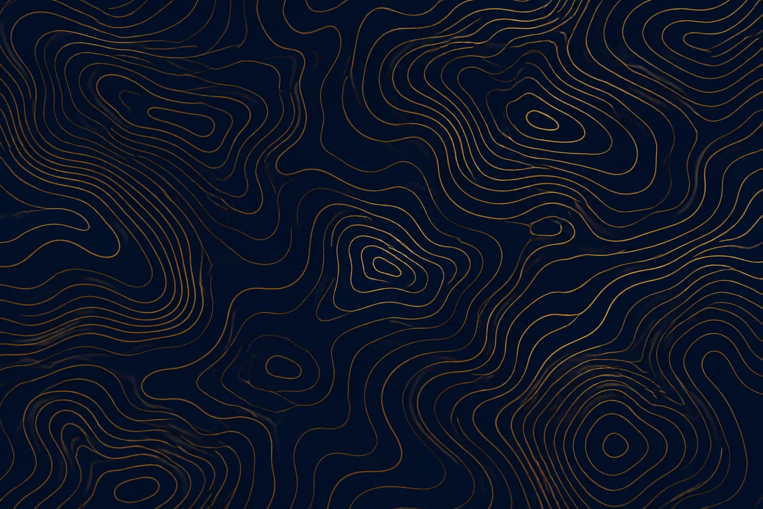 Motivvorschau „Topografische Linien in Nachtblau“ für Küchenrückwand