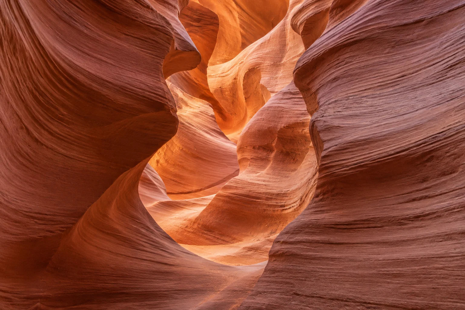 Motivvorschau „Sandsteinschlucht mit weichem Licht“ für Küchenrückwand