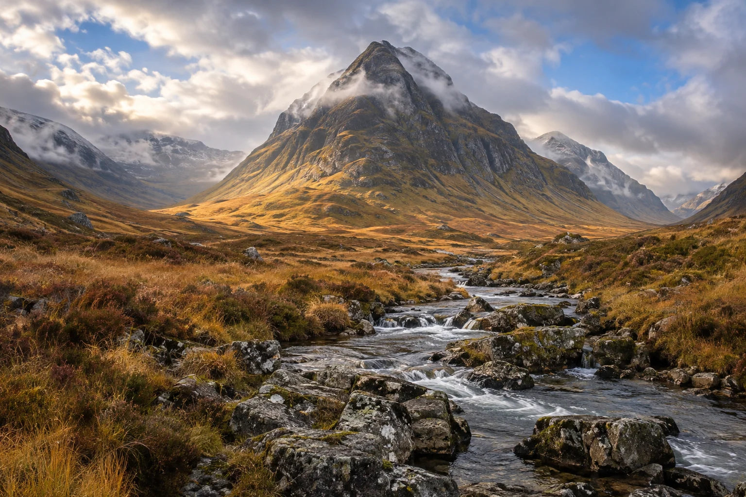 Motivvorschau „Glencoe nach dem Regenschauer“ für Küchenrückwand