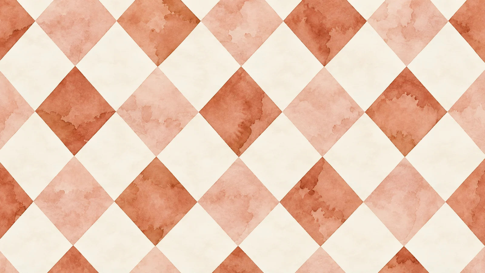 Motivvorschau „Terrakottarauten in Aquarell“ für Duschrückwand