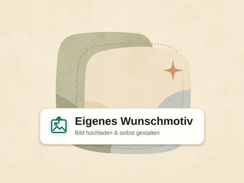 Duschrückwand mit eigenem Wunschmotiv – Gestaltungsvorlage für das eigene Wunschmotiv