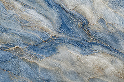 Motivvorschau „Azurstein mit Goldschimmer“ für Duschrückwand