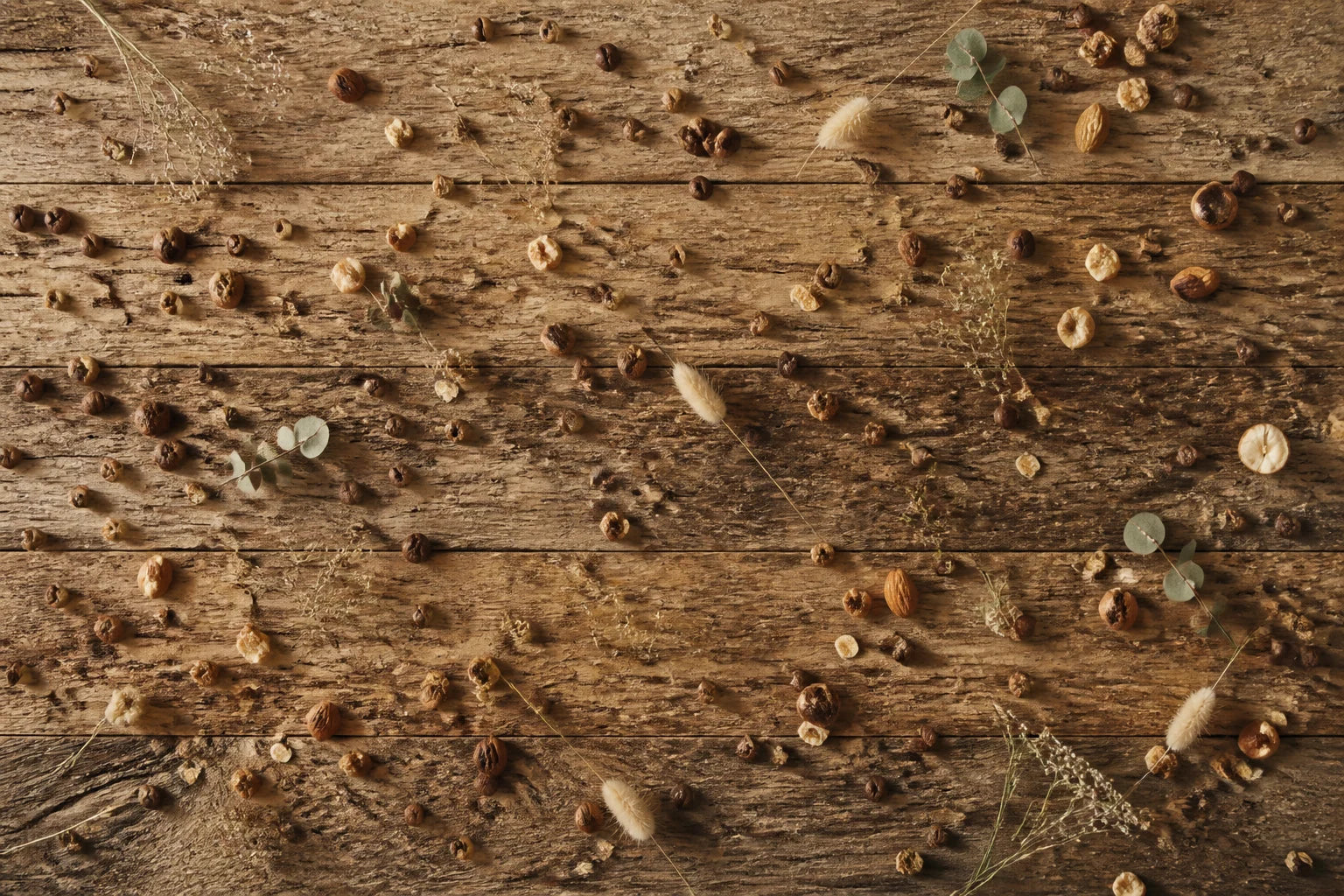 Motivvorschau „Kaffeeduft am Holztisch“ für Duschrückwand