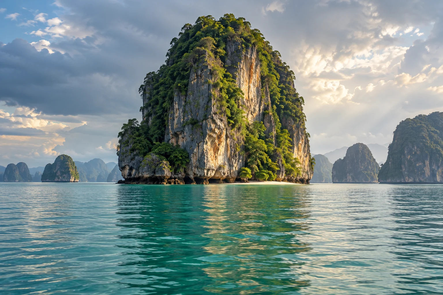 Motivvorschau „Phang Nga nach dem Regen“ für Duschrückwand