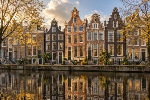 Motivvorschau „Amsterdam im Herbstlicht“ für Duschrückwand