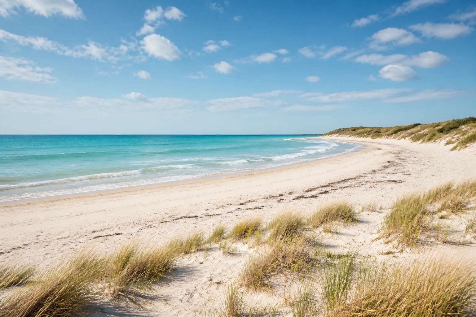 Motivvorschau „Heller Strandhorizont“ für Küchenrückwand